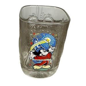 VTG Walt Disney World 2000 Celebration Epcot McDonalds Mickey Mouse Glass Cup